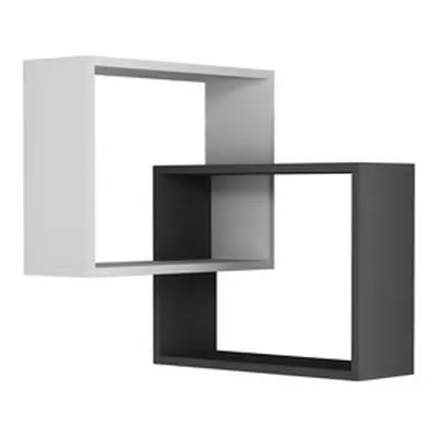 Decortie Ring - White, Anthracite 's Wall shelves in White