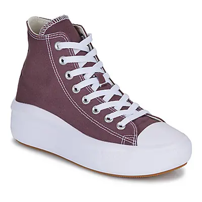 Converse CHUCK TAYLOR ALL STAR MOVE PLATFORM women's Shoes (High-top Trainers) in Purple