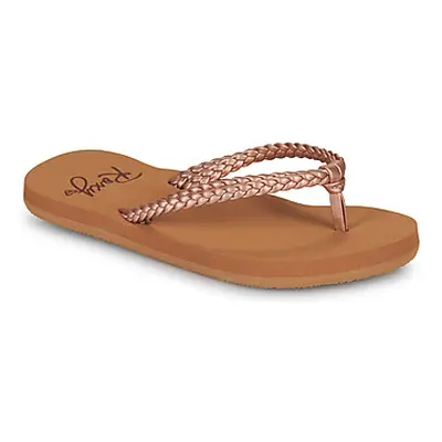 Roxy RG COSTAS II girls's Children's Flip flops / Sandals in Gold