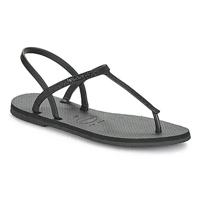 Havaianas PARATY GLITTER women's Sandals in Black