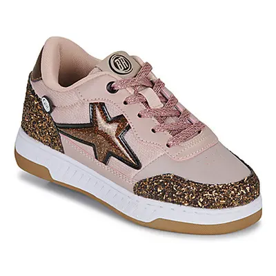 Breezy Rollers STAR girls's Children's Roller shoes in Beige