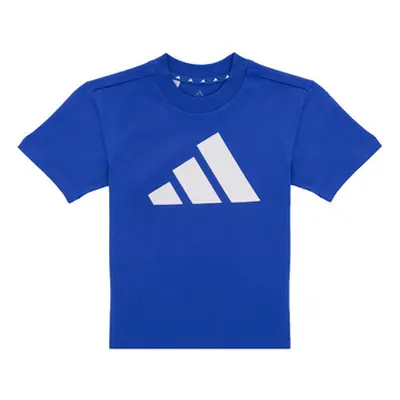 Adidas JC9717 boys's Children's T shirt in Blue