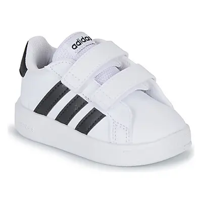 Adidas GRAND COURT 2.0 CF girls's Children's Shoes (Trainers) in White