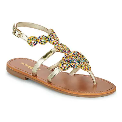 Les Tropéziennes par M Belarbi OPHYNEA women's Sandals in Gold