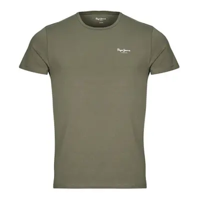 Pepe jeans ORIGINAL BASIC 3N men's T shirt in Kaki