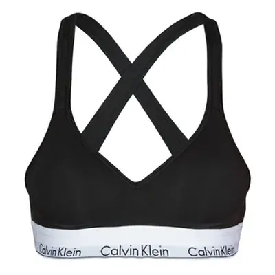 Calvin Klein Jeans MODERN COTTON BRALETTE LIFT women's Sports bras in Black