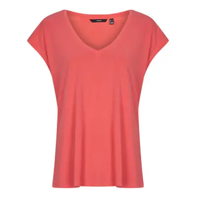 Vero Moda VMFILLI women's T shirt in Pink