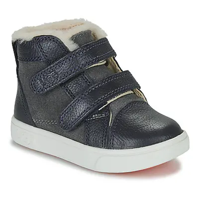 UGG T RENNON II boys's Children's Shoes (High-top Trainers) in Blue