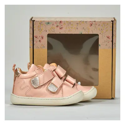 Easy Peasy MY DEBOO VELCRO boys's Children's Shoes (High-top Trainers) in Pink