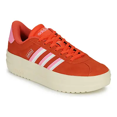 Adidas VL COURT BOLD women's Shoes (Trainers) in Red