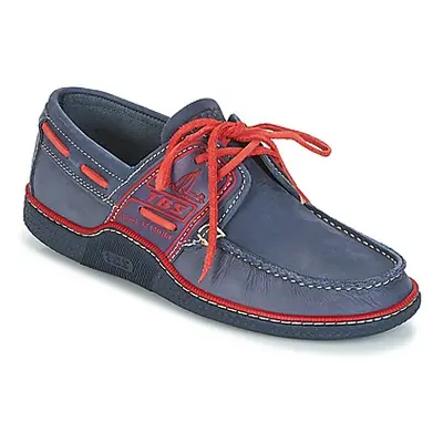 TBS GLOBEK men's Boat Shoes in Blue