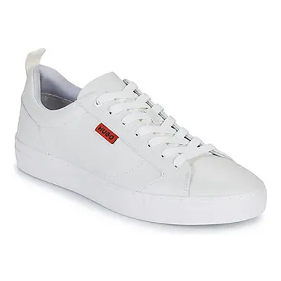 HUGO Morrie_Tenn_napu_N men's Shoes (Trainers) in White