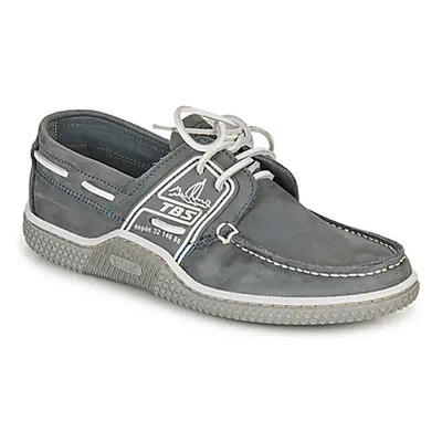 TBS GLOBEK men's Boat Shoes in Grey