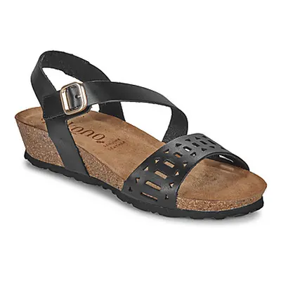 YOKONO MONACO women's Sandals in Black