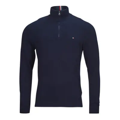 Tommy Hilfiger PIMA ORG CTN CASHMERE ZIP MOCK men's Sweater in Marine