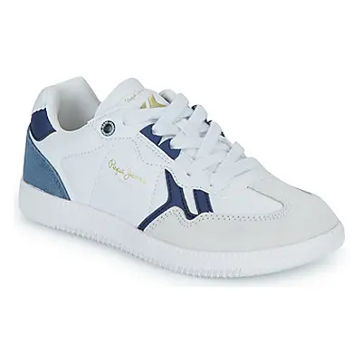 Pepe jeans BALL RETRO B boys's Children's Shoes (Trainers) in White