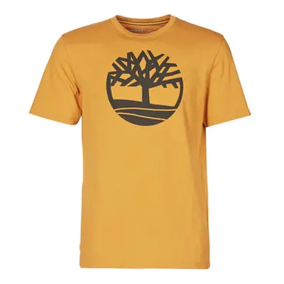 Timberland SS KENNEBEC RIVER BRAND TREE TEE men's T shirt in Beige