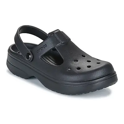 Crocs Classic Mary Jane Clog K girls's Children's Clogs (Shoes) in Black