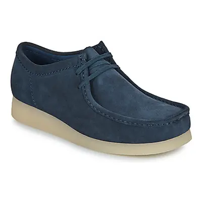 Clarks WALLABEE EVO men's Casual Shoes in Blue