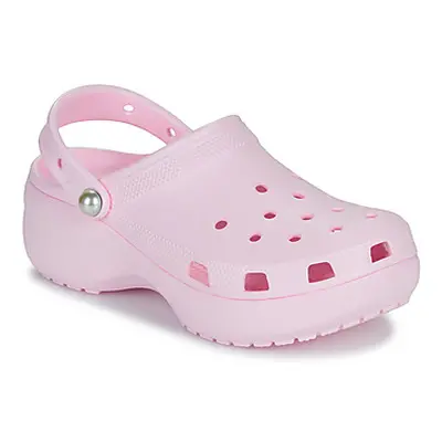 Crocs Classic Platform Pearl Clog women's Clogs (Shoes) in Pink