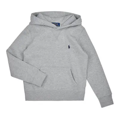 Polo Ralph Lauren LS PO HOOD-TOPS-KNIT girls's Children's Sweatshirt in Grey