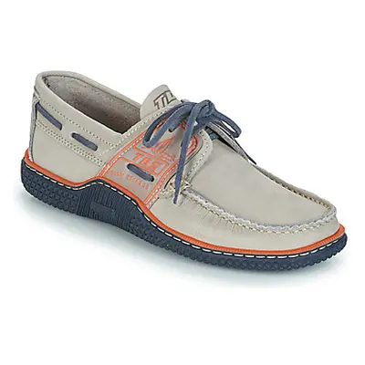 TBS GLOBEK men's Boat Shoes in Grey