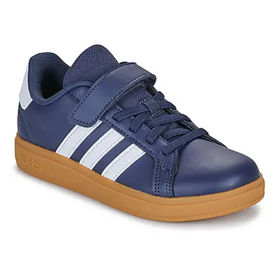 Adidas GRAND COURT 2.0 EL C boys's Children's Shoes (Trainers) in Blue