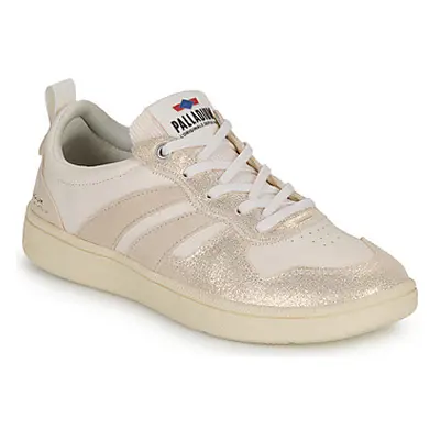 Palladium PALLACUP FLAME LTH women's Shoes (Trainers) in Silver