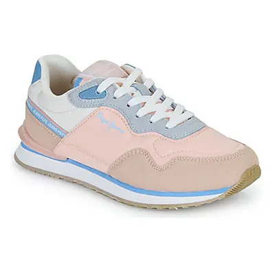 Pepe jeans LONDON FENIX G girls's Children's Shoes (Trainers) in Pink