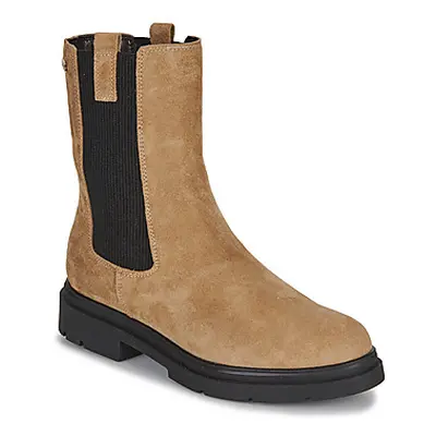 Les Tropéziennes par M Belarbi SLAM women's Mid Boots in Beige