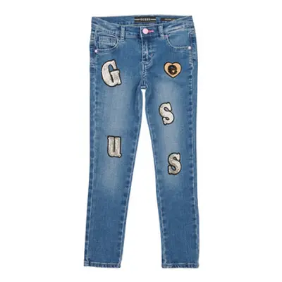 Guess DENIM FIT PANTS girls's Children's Skinny Jeans in Blue