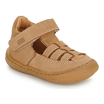 GBB DANAE boys's Children's Shoes (High-top Trainers) in Brown