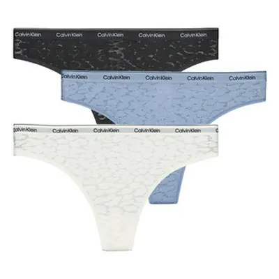 Calvin Klein Jeans BRAZILIAN X3 women's Tanga briefs in Multicolour