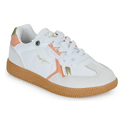 Pepe jeans BALL RETRO G girls's Children's Shoes (Trainers) in White