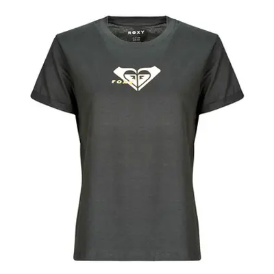 Roxy OCEANREGULAR CORPO women's T shirt in Black