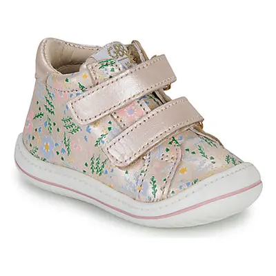 GBB FLEXOO TOPETTE girls's Children's Shoes (High-top Trainers) in Gold