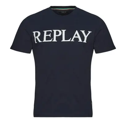 Replay T SHIRT men's T shirt in Marine