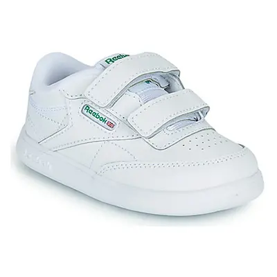 Reebok Classic CLUB C 2V girls's Children's Shoes (Trainers) in White