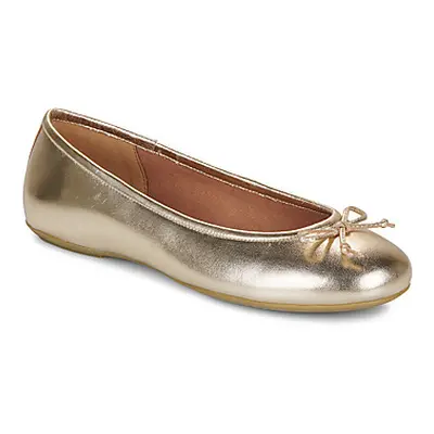 Geox D PALMARIA women's Shoes (Pumps / Ballerinas) in Gold