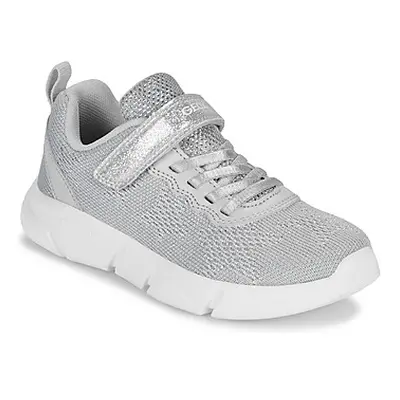 Geox J ARIL GIRL girls's Children's Shoes (Trainers) in Silver