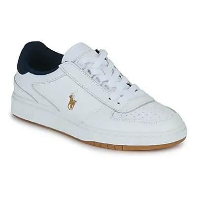 Polo Ralph Lauren POLO CRT PP-SNEAKERS-LOW TOP LACE men's Shoes (Trainers) in White