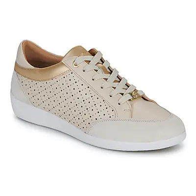 Geox D MYRIA women's Shoes (Trainers) in Beige