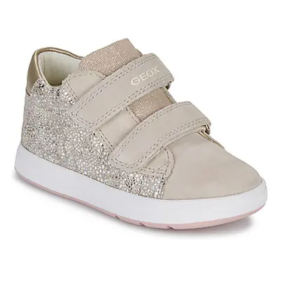 Geox B BIGLIA GIRL girls's Children's Shoes (High-top Trainers) in Beige