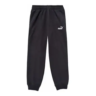 Puma ESS NO1 LOGO SWEATPANTS boys's Children's Sportswear in Black