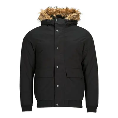 Jack & Jones JJCHAMP BOMBER JACKET FUR men's Parka in Black