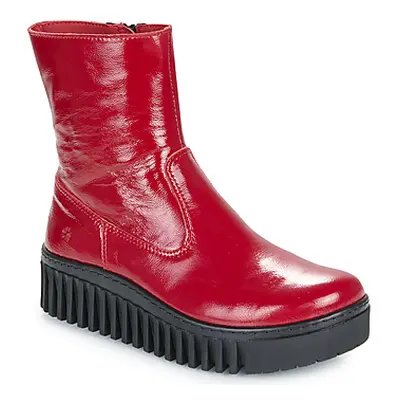 Art BRIGHTON women's Mid Boots in Red