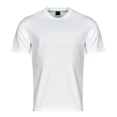 BOSS Tee DropNeedle men's T shirt in White