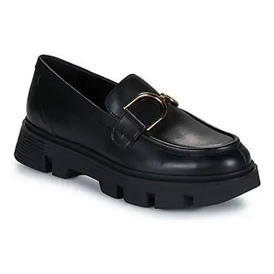 Geox D VILDE women's Loafers / Casual Shoes in Black