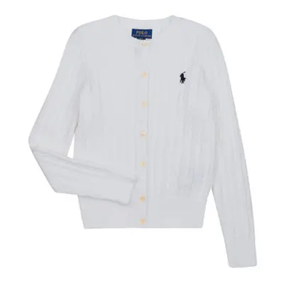 Polo Ralph Lauren MINI CABLE-TOPS-SWEATER girls's in White