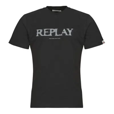 Replay T SHIRT men's T shirt in Black